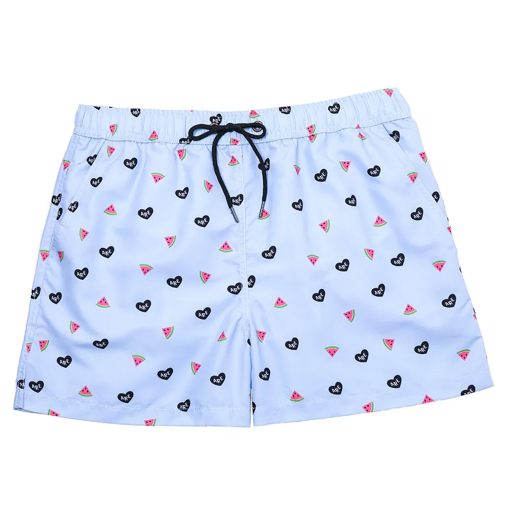 Мужские шорты летние пляжные свободные прямые галстуки с четырьмя быстросохнущими пляжные шорты для серфинга спортивные шорты с героями мультфильмов 5,2