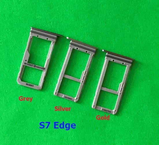 XIWANG 10pcs Original SIM Card Tray Slot Holder For Samsung Galaxy S7 edge G930 G930F G935 G935F G935A | Мобильные телефоны и