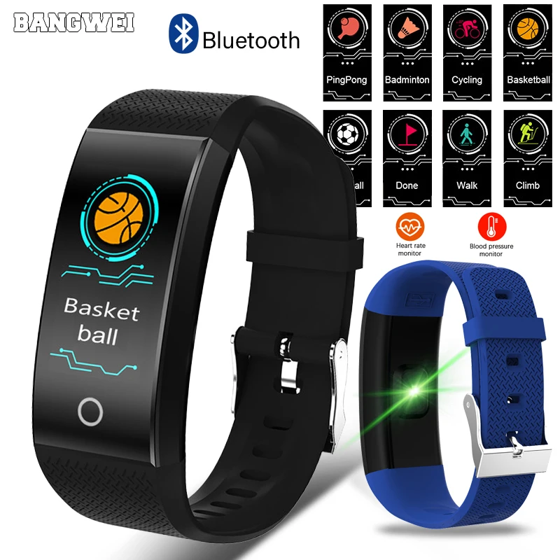 BANGWEI многофункциональные спортивные Smartwatch Для мужчин Женщин Bluetooth Часы