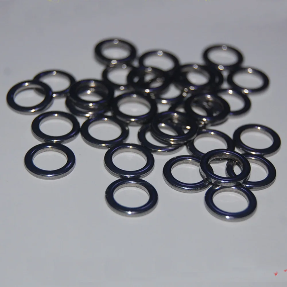 50PCS High strength Jigging Matel lure Hook seamless Single circle connect Ring 10 Size|lure hook|hook hookscircle hooks - AliExpress
