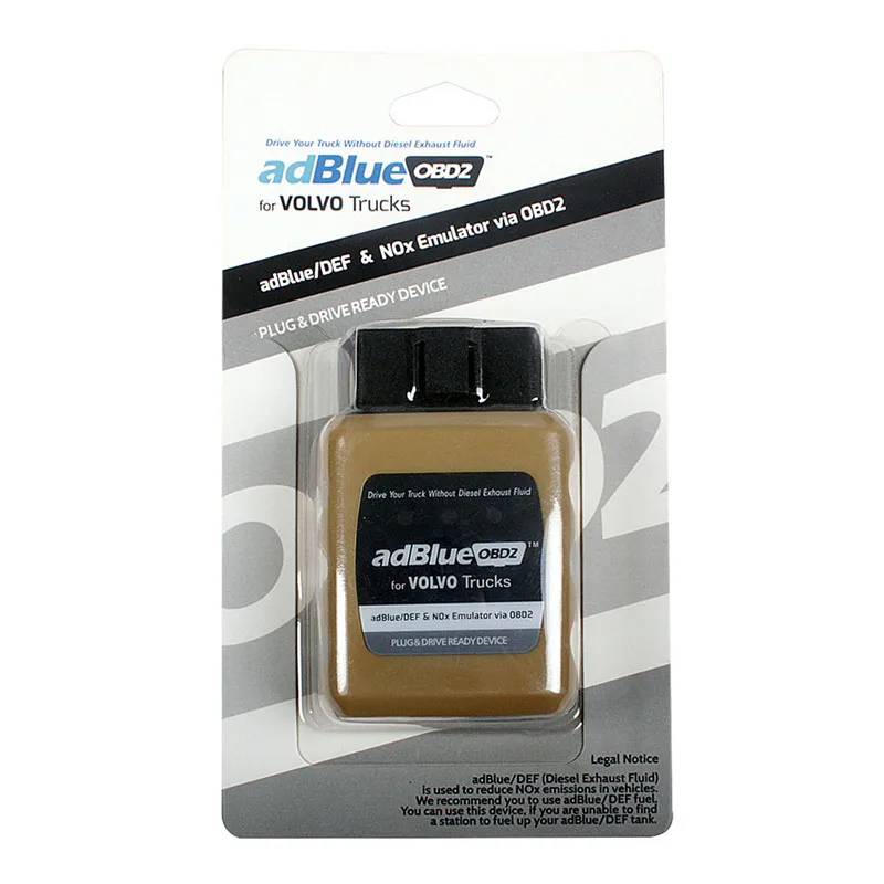 Для VOLVO эмулятор Adblue для грузовика AdblueOBD2 Adblue/DEF Nox Сенсор поврежденных SCR Системы через OBD2 Adblue OBD2 для VOLVO