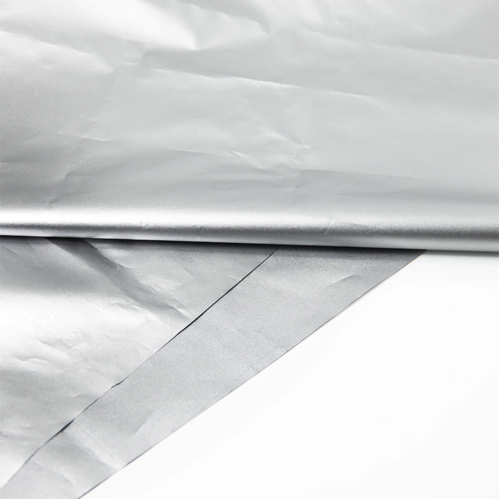 

New 50x150cm Blackout Drapery Shade Fabric Black and Silver 100% Shading Light Waterproof Sunshade Cloth Light Weight,c2033