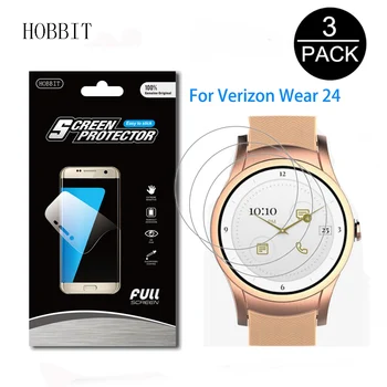 

3Pack For Verizon Wear 24 Anti-shock 5H Nano Explosion-proof Screen Protector Guard Shield Cover Film Skin Smart watch Film