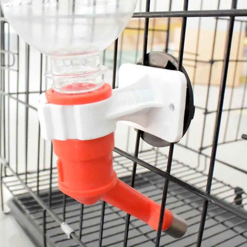 New Style Small Pet Drinking Water Head +Water Bottle 300ml It Can Be