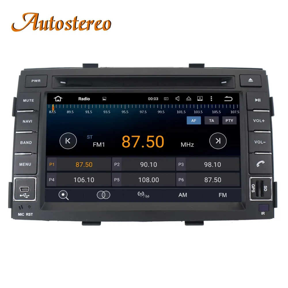 Best Octa 9 core Android Car CD DVD Player GPS Navigation For KIA SORENTO 2010 2011 2012 Satnavi Autostereo Radio Unit Car Multimedia 5