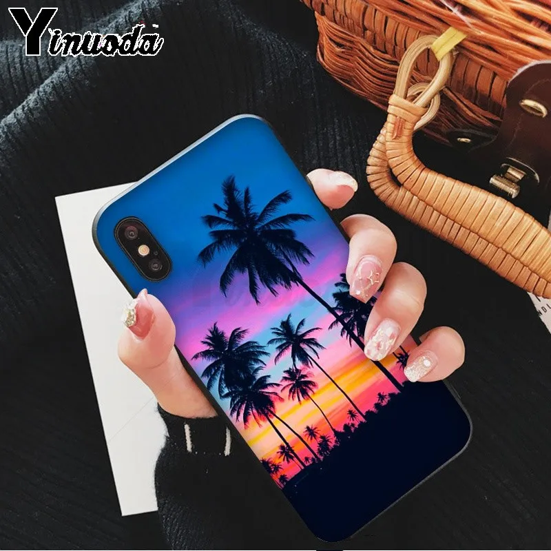 Aloha Summer Stripes Palm Trees