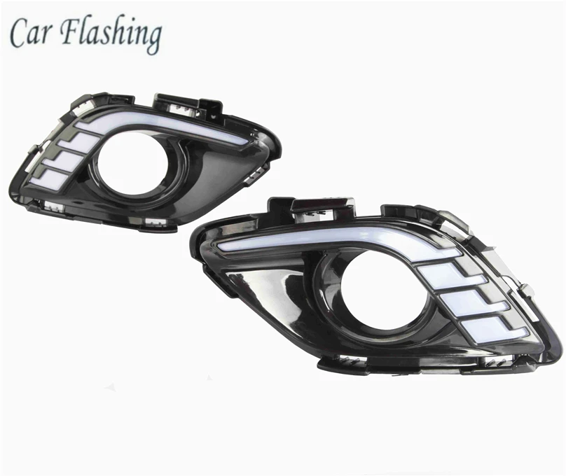 

Car Flashing For Mazda 6 Mazda6 Atenza 2013 - 2015 LED DRL Daytime Running Light Daylight Waterproof Signal lamp free shipping