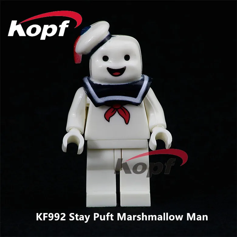 

50Pcs KF992 Super Heroes Stay Puft Marshmallow Man Finn The Human Model Action Building Blocks Best Collection Toys for children