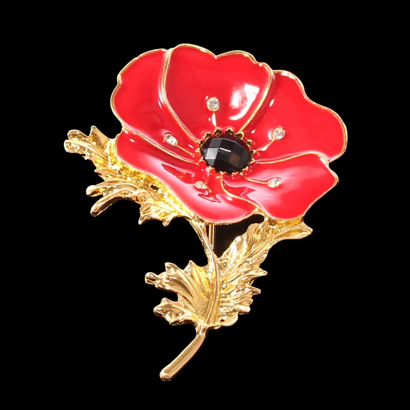 

Silikolove Fashion Drop Oil Flower Brooch Korean Version of Clothing Fashion Wild Collar Needle for Women Accessories Broche