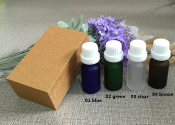 

4pcs 10ml High-grade frosted essential oil bottle with wooden box packing white cap glass bottle,lotion cosmetics powder jar