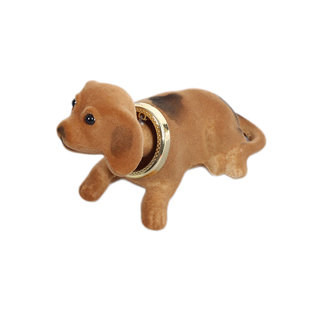 Car Ornaments Automobiles Dashboard Toys Shaking Head Dog Doll Cute Decoration Nodding Puppy Figures Auto Accessories Kids