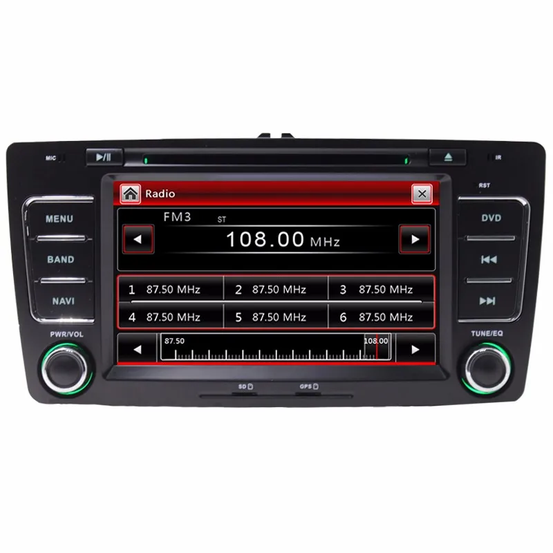 Excellent Free Ship Car DVD Player GPS Navigation System for Skoda Octavia Laura 2004 2005 2006 2007 2008 2009 2010 2011 2012 2013 RDS 3
