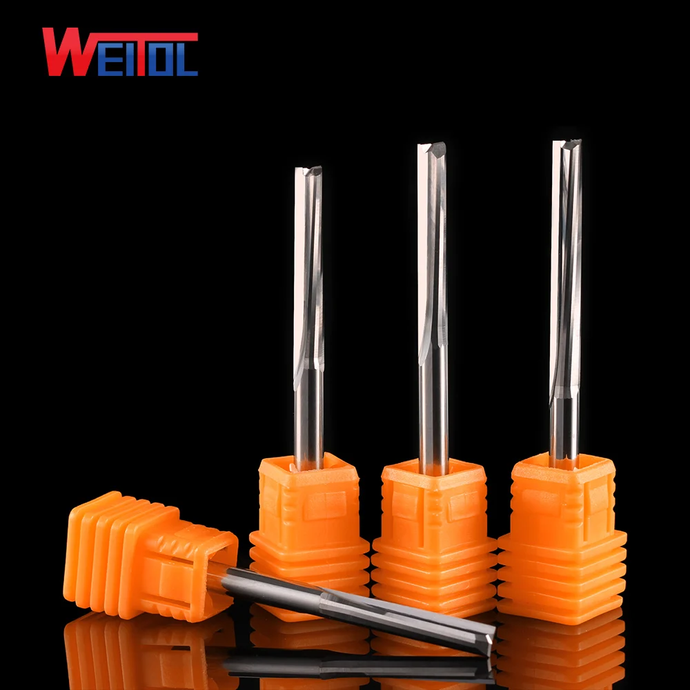 Weitol 5A series 4mm two flutes straight milling cutter tungsten