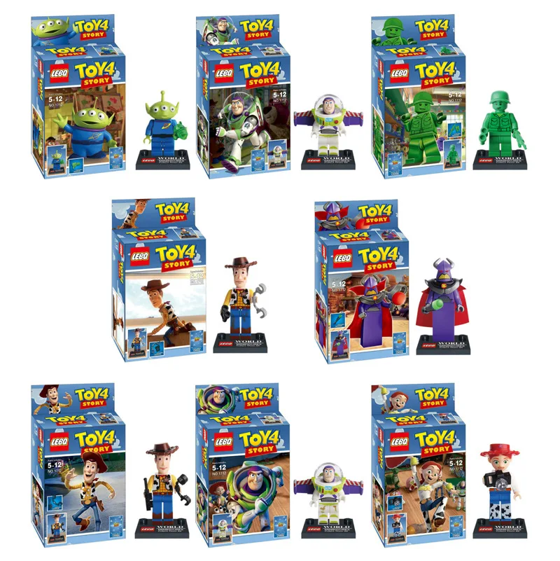 

Toy Story 4 Compatible Legoing Original Buzzed Blocks Set Lightyear Space Mech Building Bricks Movie 2 Toys For Children