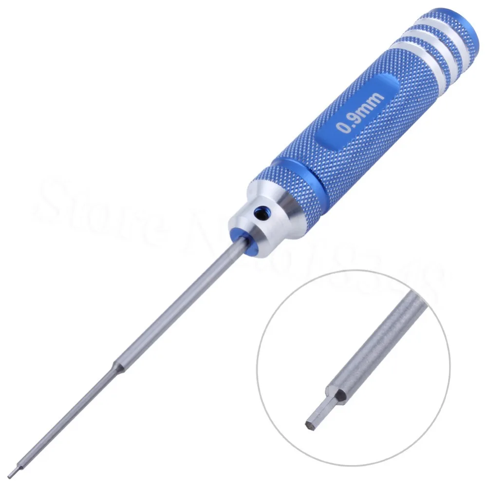 

Alum. Allen Wrench Metric 0.9mm Hexangular Screwdriver Hobby Repair Tools Kit For RC Drone 250 Helicopter Airplane