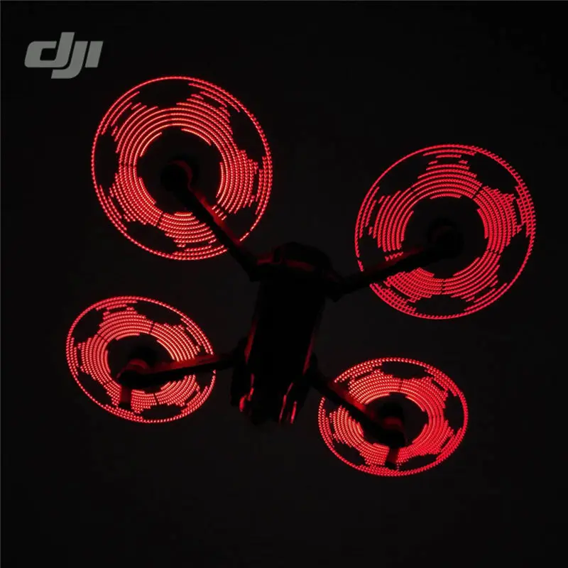 

DJI Mavic Pro RC Drone FPV Quadcopter Part Accs 1 Pair LED Flash Words Image Paddle DIY Write Blades Propeller W/ USB Cable