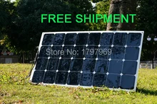 Solarparts 1*100W flexible PV solar panel for solar powered energy fishing boats fence camara for12V panel solar battery charger