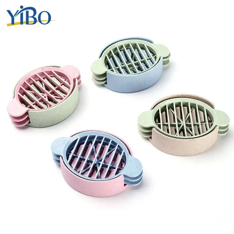 

YIBO 1Pc Mini Wheat Straw Egg Slicer Egg Cutter Kitchen Cooking Tool Creative Home Gadget