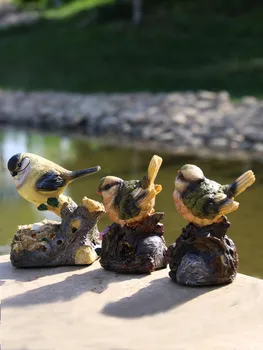 

Outdoor Decoration Simulation Bird Figurines Crafts Courtyard Villa Animal Sculpture Ornaments Home Garden Balcony Statue Decor