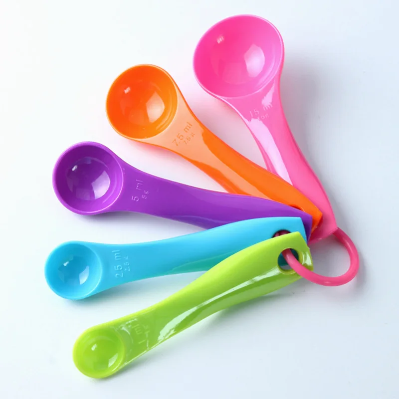 

Hot Sale 5PC Kitchen Colour Works Measuring Tool Cup And Spoon Baking Utensil Set Kit SG Super-Useful kn601-5pcs