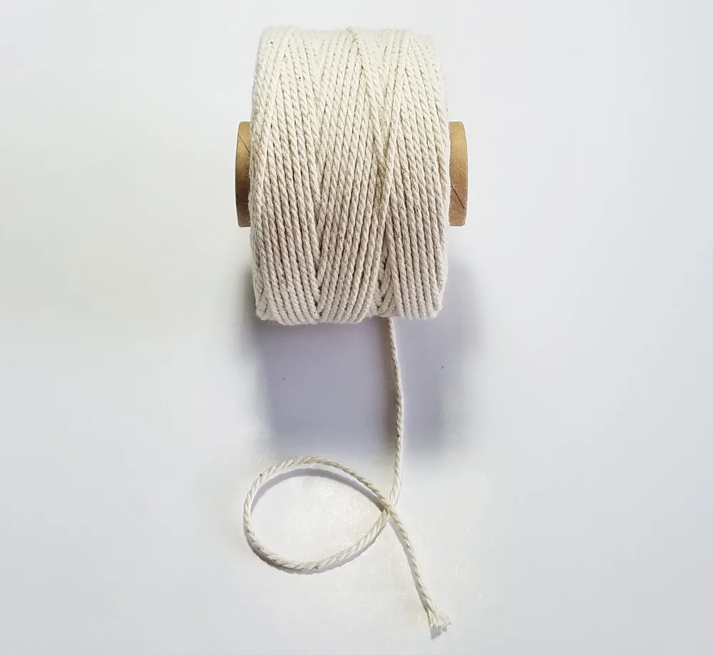100% Natural cotton rope twine cords 80m/roll tag hang handmade accessory DIY