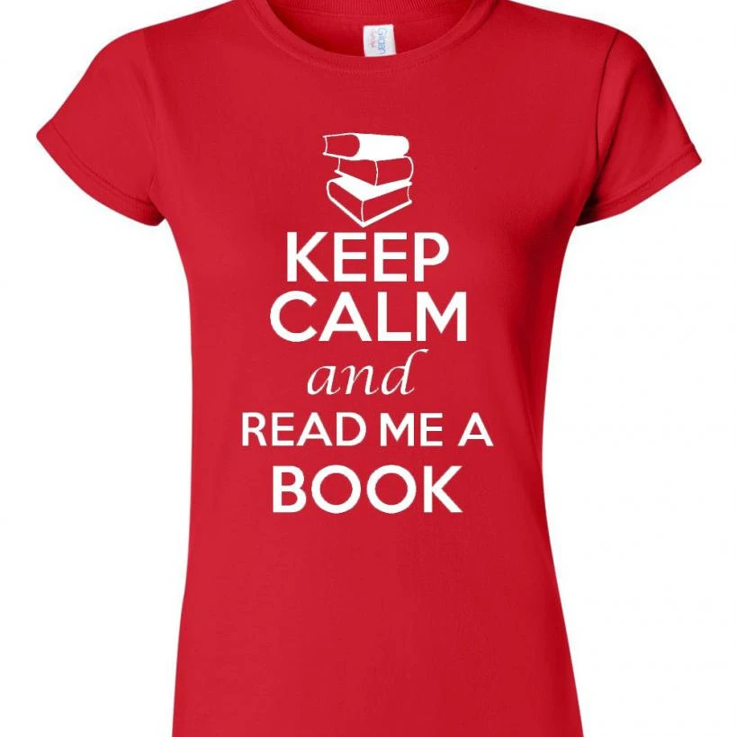 Junior Keep Calm and Read Me A Book T- Shirt Tee (3)