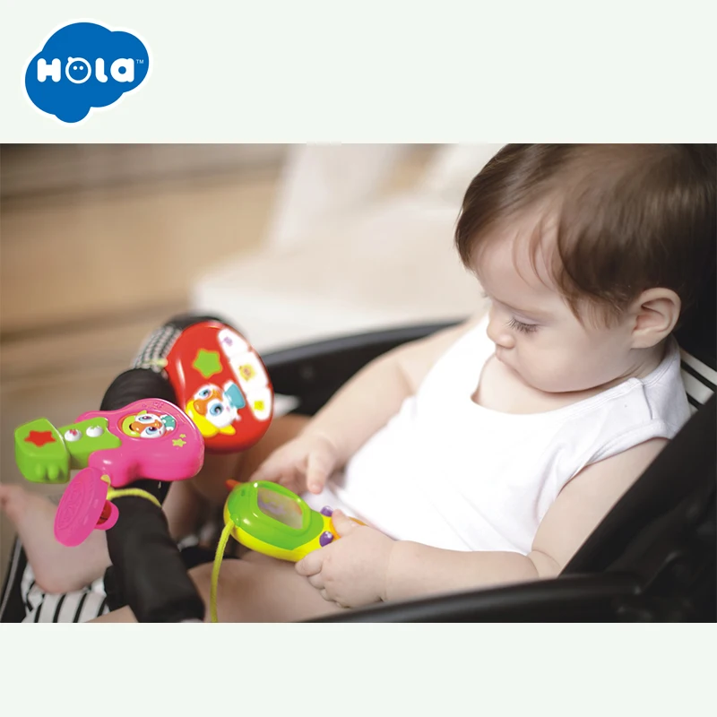 Smart Baby Toys Guitar with Flashing Lights Educational Kids Toy Musical Instrument Baby Carriage Stroller Bar Musical Toy Gifts Smart Baby Toys Guitar with Flashing Lights Educational Kids Toy Musical Instrument Baby Carriage Stroller Bar Musical Toy Gifts