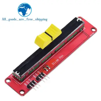 

TZT Slide Potentiometer 10K Linear Module Dual Output for Arduino AVR Electronic Block