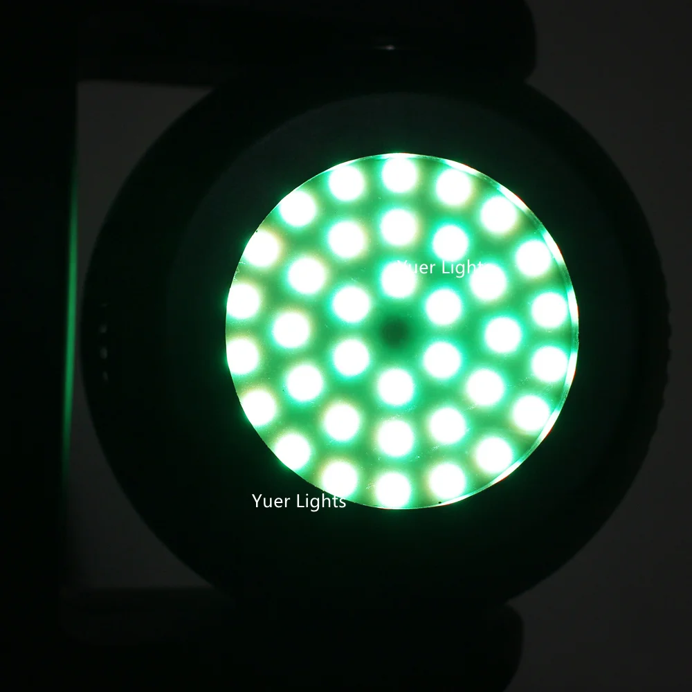 Светодиодный стробоскопический лазерный светильник 3в1 с подвижной головкой, двухсторонний движущийся головной светильник ing DMX 512, контроллер, сценический эффект, вечерние, Dj, дискотека