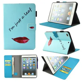 

Colorful Print Silicone PU Leather Case Cover For Apple iPad Mini 1 2 3 4 Smart Case Funda Tablet Stand Shell For iPAD Mini 4