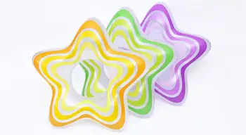

Wholesale Children Inflatable Swim Ring Life Buoy Float Ring Armpit Swimming Lap Star-Shaped Swim Circle