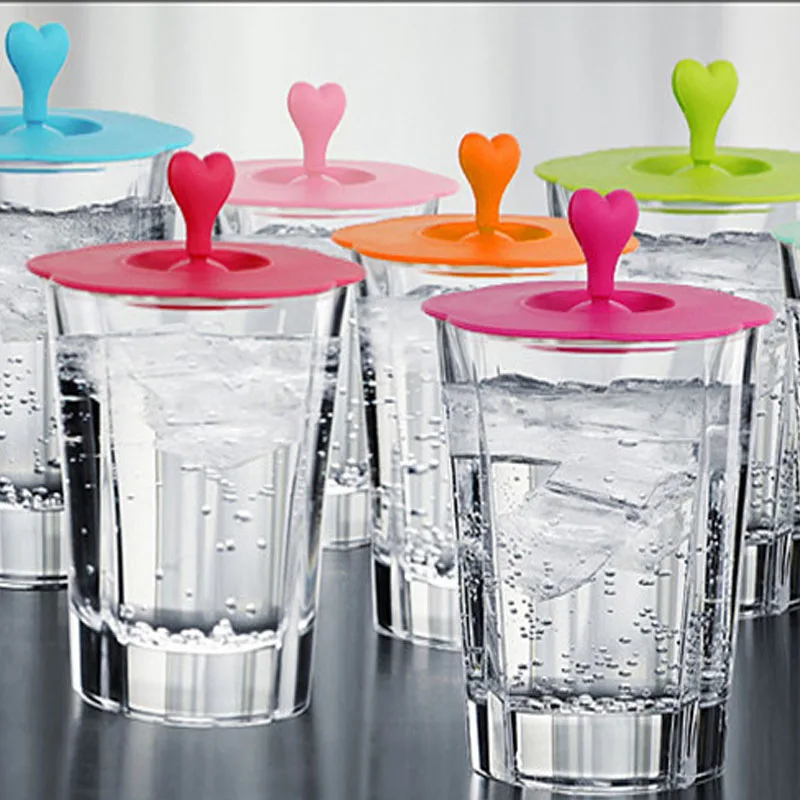 colorful Cup Lid Lace Silicone Cover mug Lid Thermal Insulation Cup