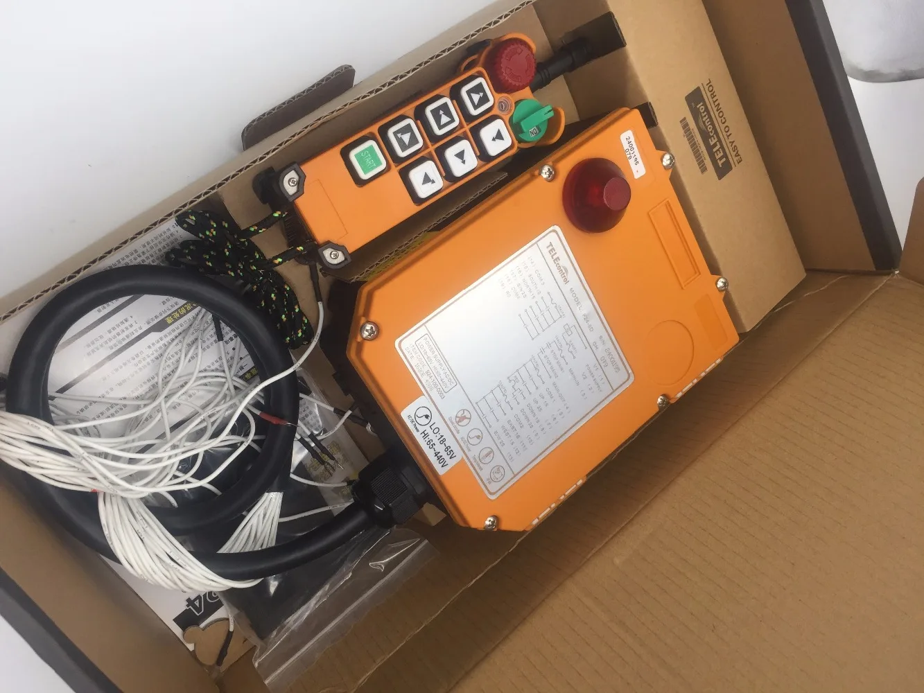 F24-6D AC/DC65V-440V(1 Transmitter + 1 Receiver) Wireless Remote Control Electric Chain Hoist Crane Controller | Обустройство дома