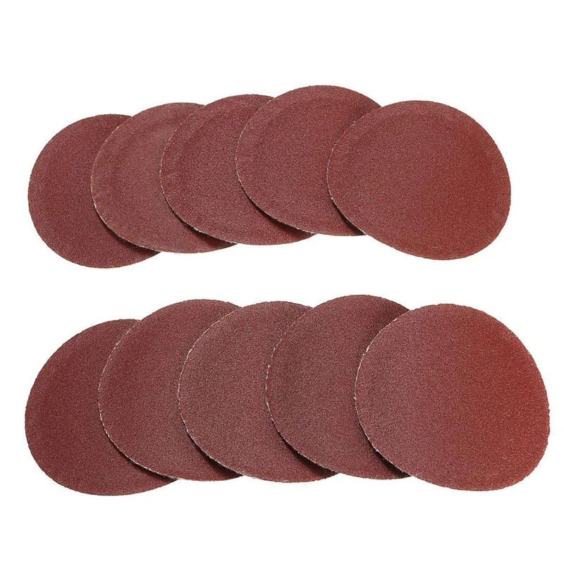 10pcs/set 2" 5cm Round Sanding Discs Polishing Pad Sander Paper Set 80-3000Grit