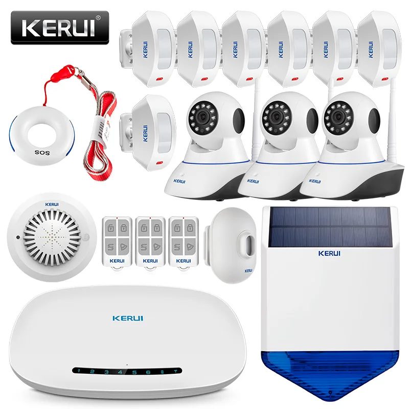

KERUI W19 Smart Home GSM Alarm System Security Auto Dial Burglar Alarm