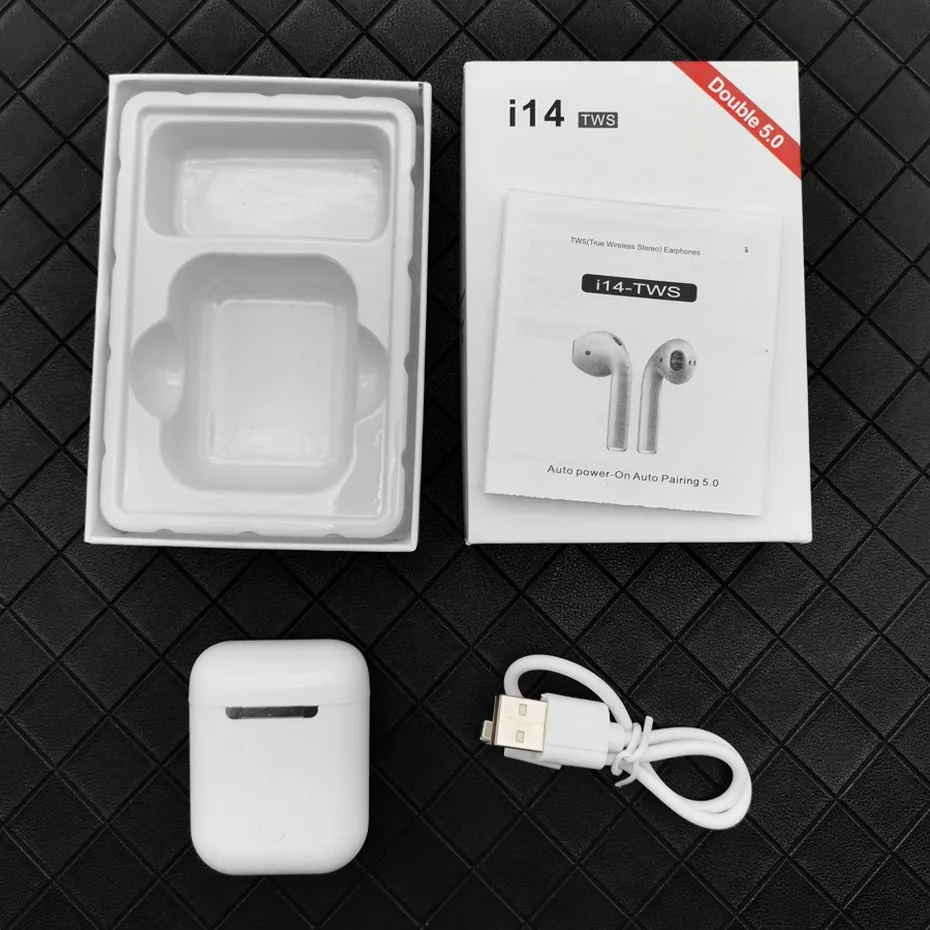 i14 TWS 5.0 Bluetooth Wireless Earphone Earbuds Touch Control Headset Headphones For iPhone Xiaomi Huawei PK i13 i10 i12 i9s (6)