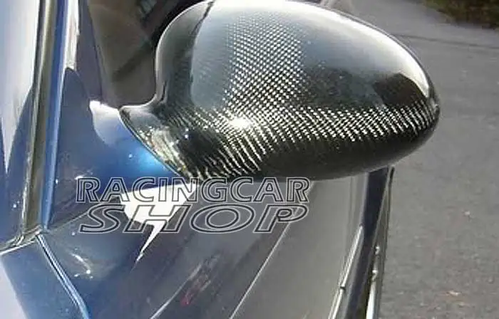 Настоящая Крышка для зеркала из углеродного волокна 1 пара BMW E46 M3 2000 2006|for bmw|carbon