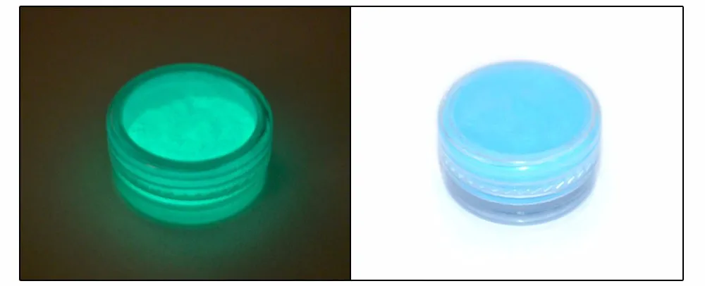 LCJ 10 шт голографический блеск светящийся блеск для ногтей порошок светится в темноте Пыль для ногтей маникюрный порошок для дизайна ногтей