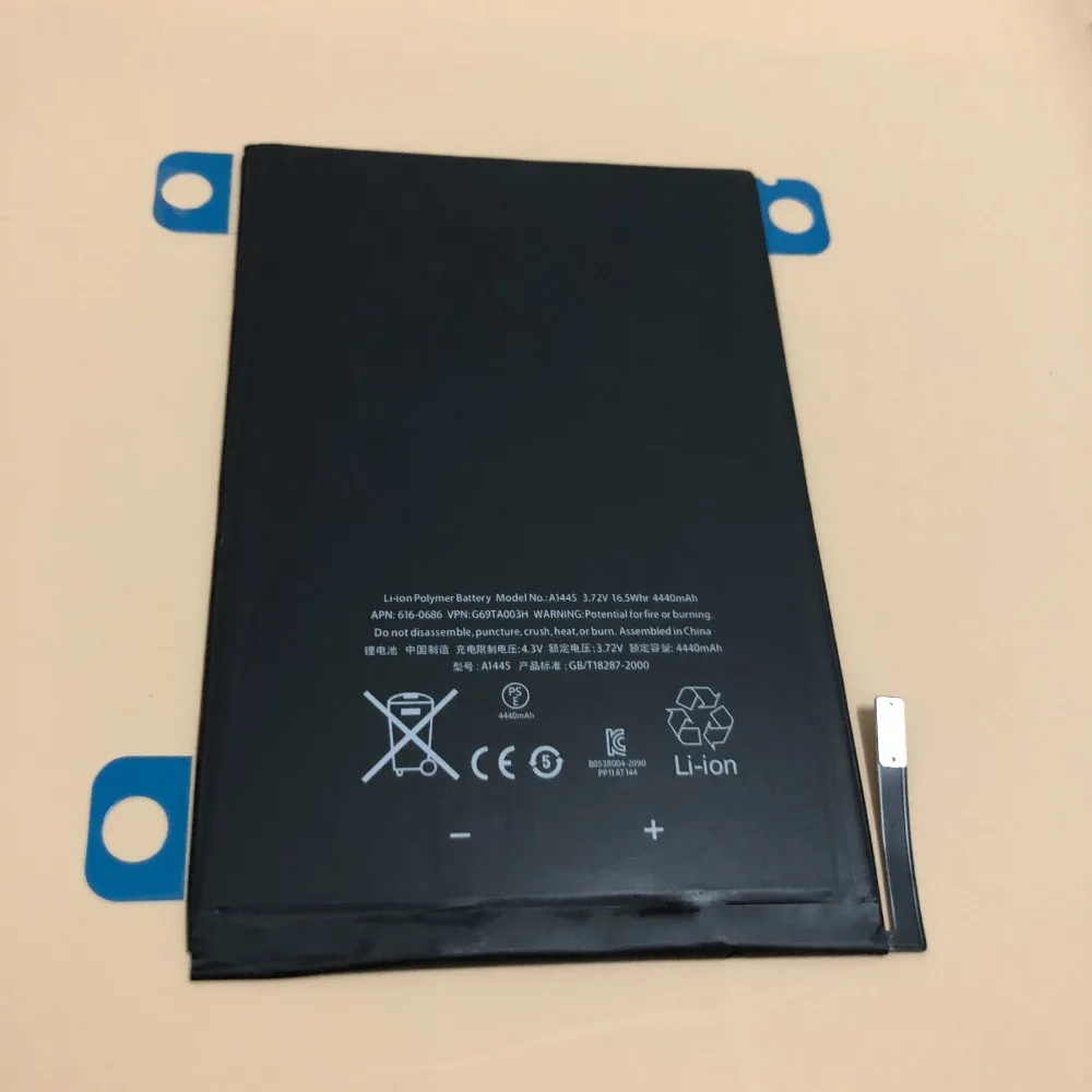 New A1445 replacement battery for ipad mini 1 for iPadmini1 repair part