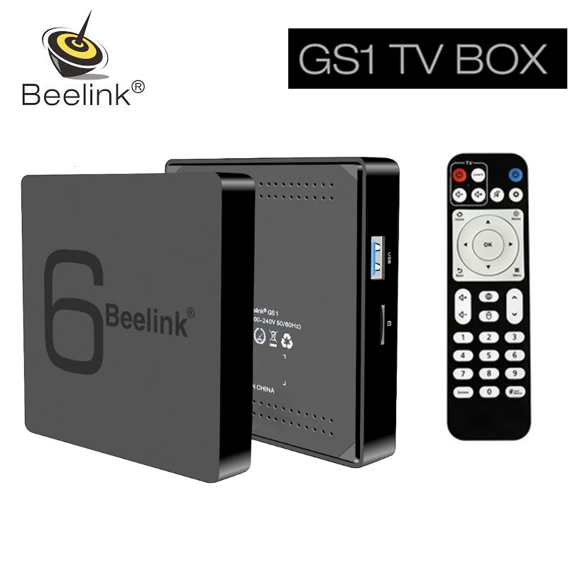 Beelink GS1 Smart TV BOX Android 7.1 allwinner H6 Bluetooth 6k HD Set
