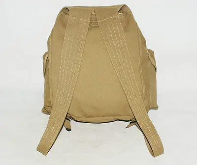 WW2 Collectable Tactical US Army Military Haversack Cotton Webbing Backpack for Travel Camping
