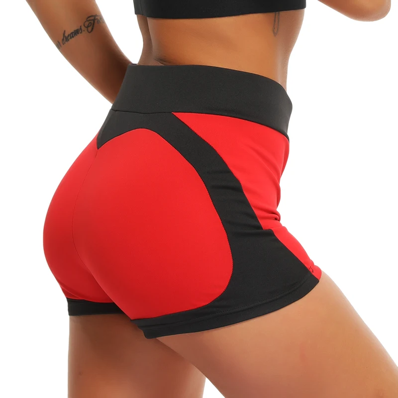 Women Yoga Shorts High Waist Push Up Quick Dry Breathable Sports Running Fitness Heart-shaped Beach Shorts Swimming yoga Leggins