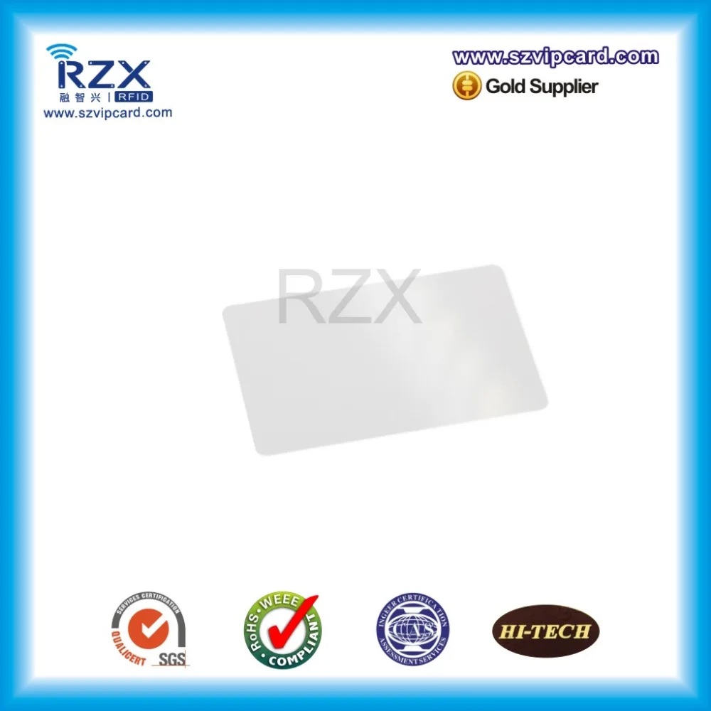500 шт 85*54*0,76 мм Размер пластиковая карта с магнитной полосой струйной пустой карты