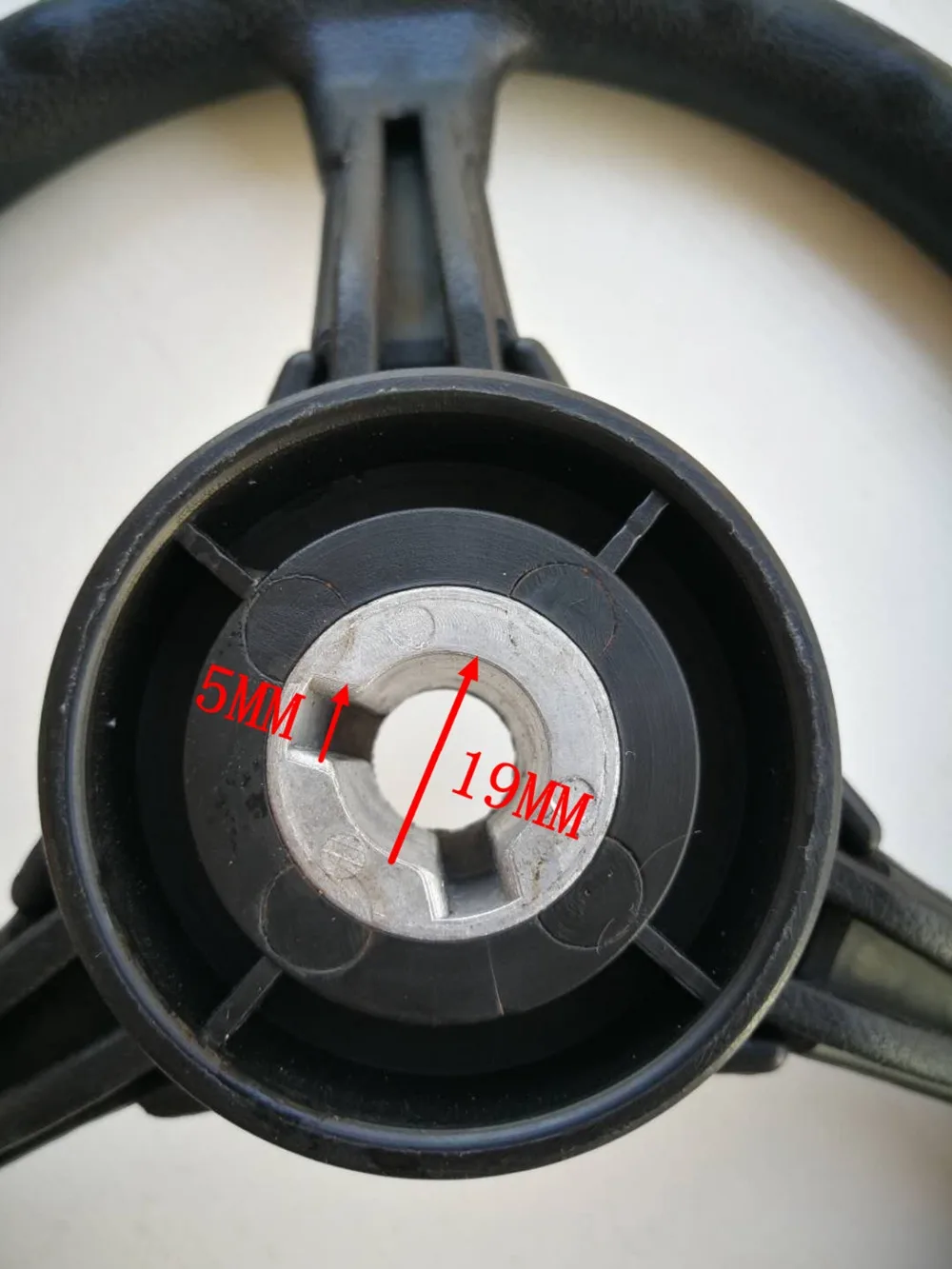 Universal Replacement ABS 310mm 3 Spoke 3/4" Boat Steering Plastic Wheel for Marine Rib Speedboat Pontoon Power Sail Boat Yacht marine steering wheel