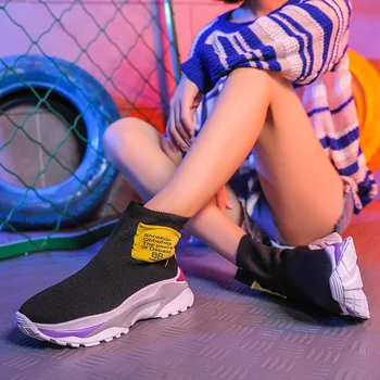 

Hot Sale Sport shoes woman Running shoes for women Outdoor Sneakers women Sock Boots Women Ankle Boots Stretch Med Shoes