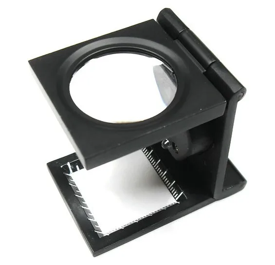 6X Foldable fabric inspection printing screen inspection magnifier with