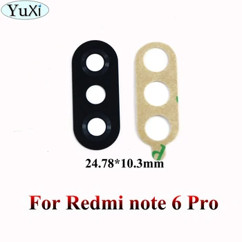 

YuXi Rear Back Camera Glass Lens Cover For Xiaomi Redmi Note 6 Pro with Ahesive Sticker Replacement Parts