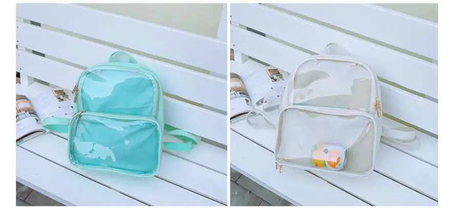 Милые кожаные рюкзаки карамельный цвет прозрачная сумка для женщин сумки на плечо школы подростков обувь для девочек рюкзак для