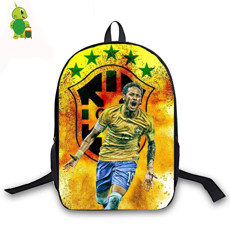 Famous Neymar Backpack School Bags for Teenage Girls Boys Book Bag Women Men Laptop Backpack Travel Bags Kids Best Gift