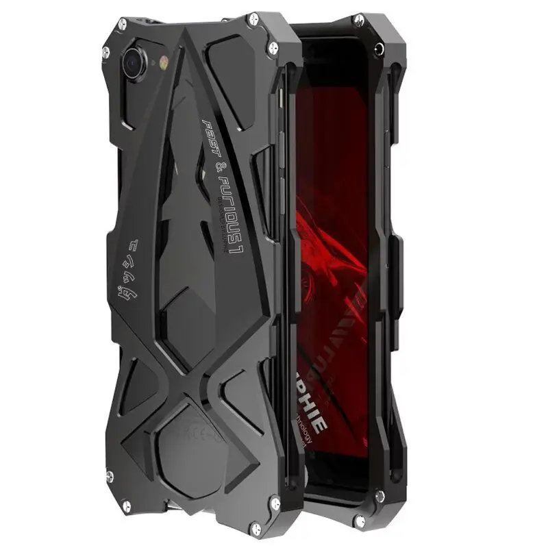 LUPHIE sports car metal aluminum Shockproof Cover case outdoor Armor anti knock phone cases for